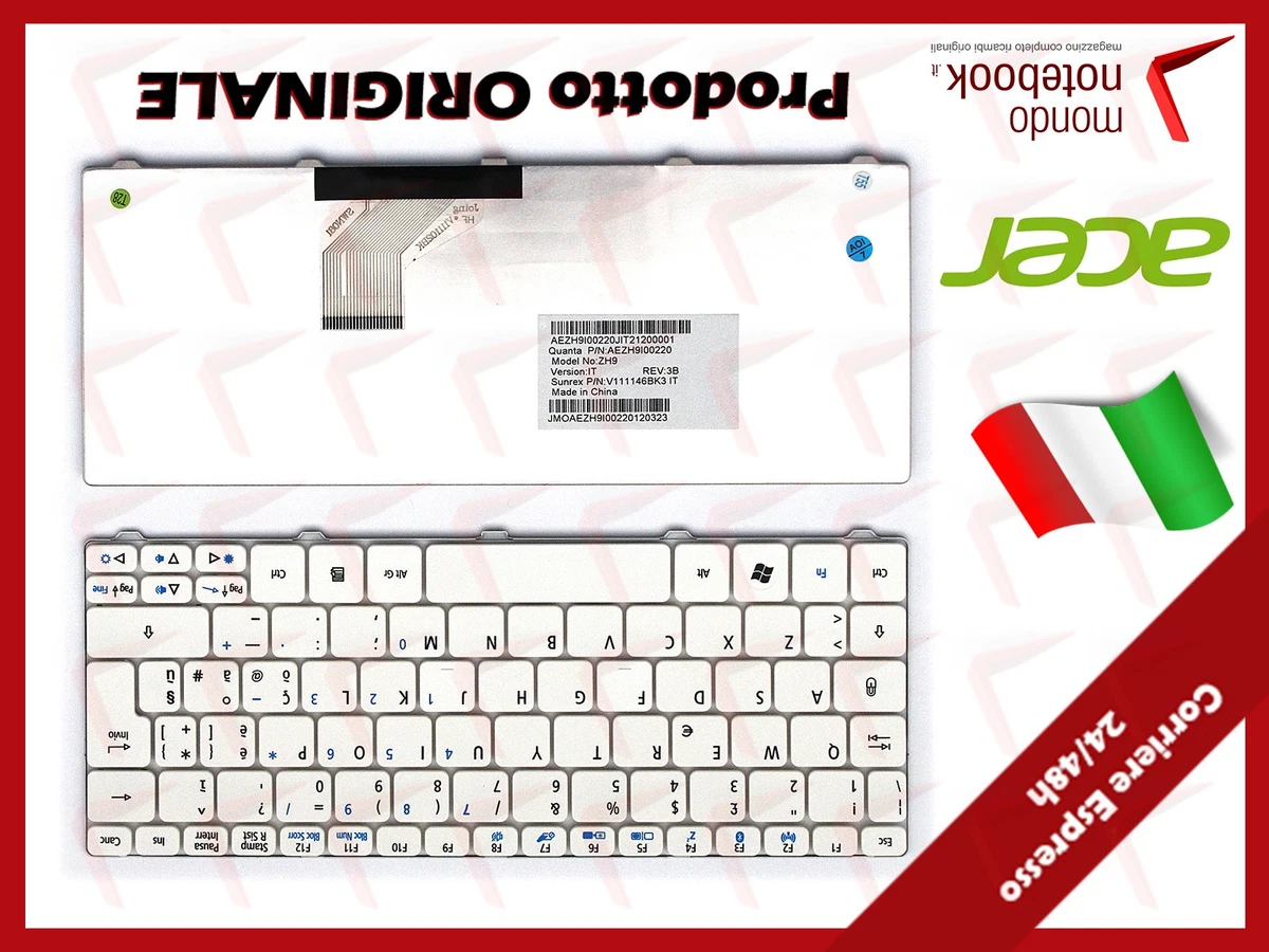 VISIODIRECT - Batteria Per Portatile Acer Aspire One D257-1484 11.1v