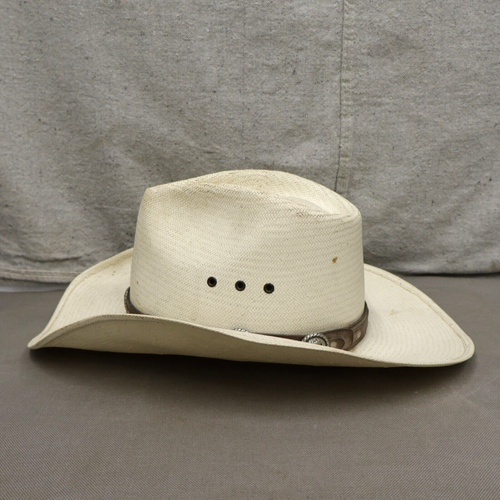 Vintage Wrangler Riata Cowboy Hat Size Medium Belted Gorpcore Normcore - Picture 8 of 9