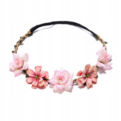 Blumen Haarband Stirnband Blumenkranz Haarschmuck Kopfschmuck viele farben bunt