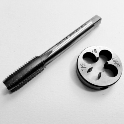 US Stock HSS 7/16-18 UN Tap & 7/16-18 UN Die Right Hand M918