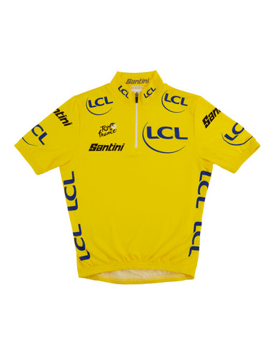 Santini Tour de France Yellow General Classification Leader Kids Jersey -2026