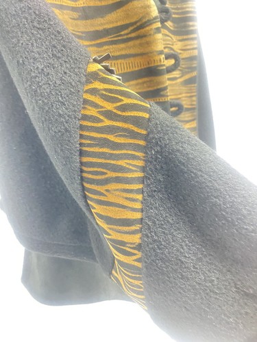 Vintage 1980’s Holly Merritt/Moto Suede Harley Davidson Animal Print Waist Coat - Bild 4 von 12