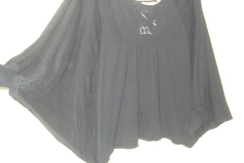HARAJUKU a fatal attraction to cuteness BLACK KNIT SWING TOP Size M L Gwen Stefa - Picture 3 of 4