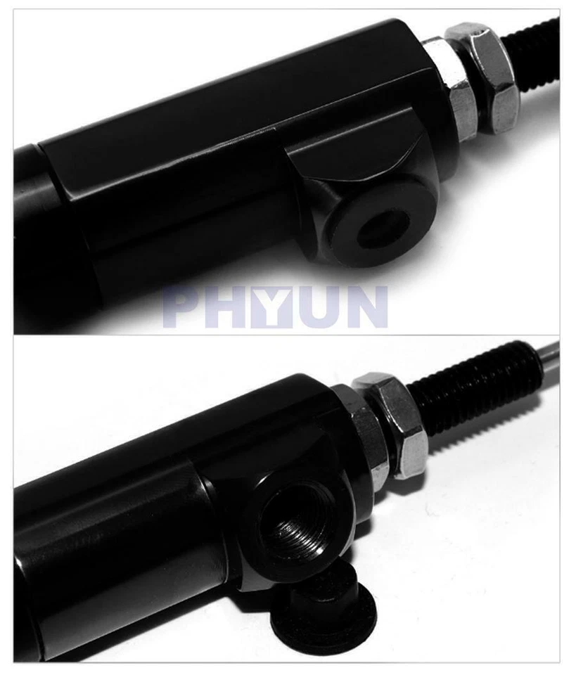 Bomba de varilla de cilindro maestro de embrague de freno hidráulico negro para motocicleta pistón de 12,7 mm Foto 2 de 4