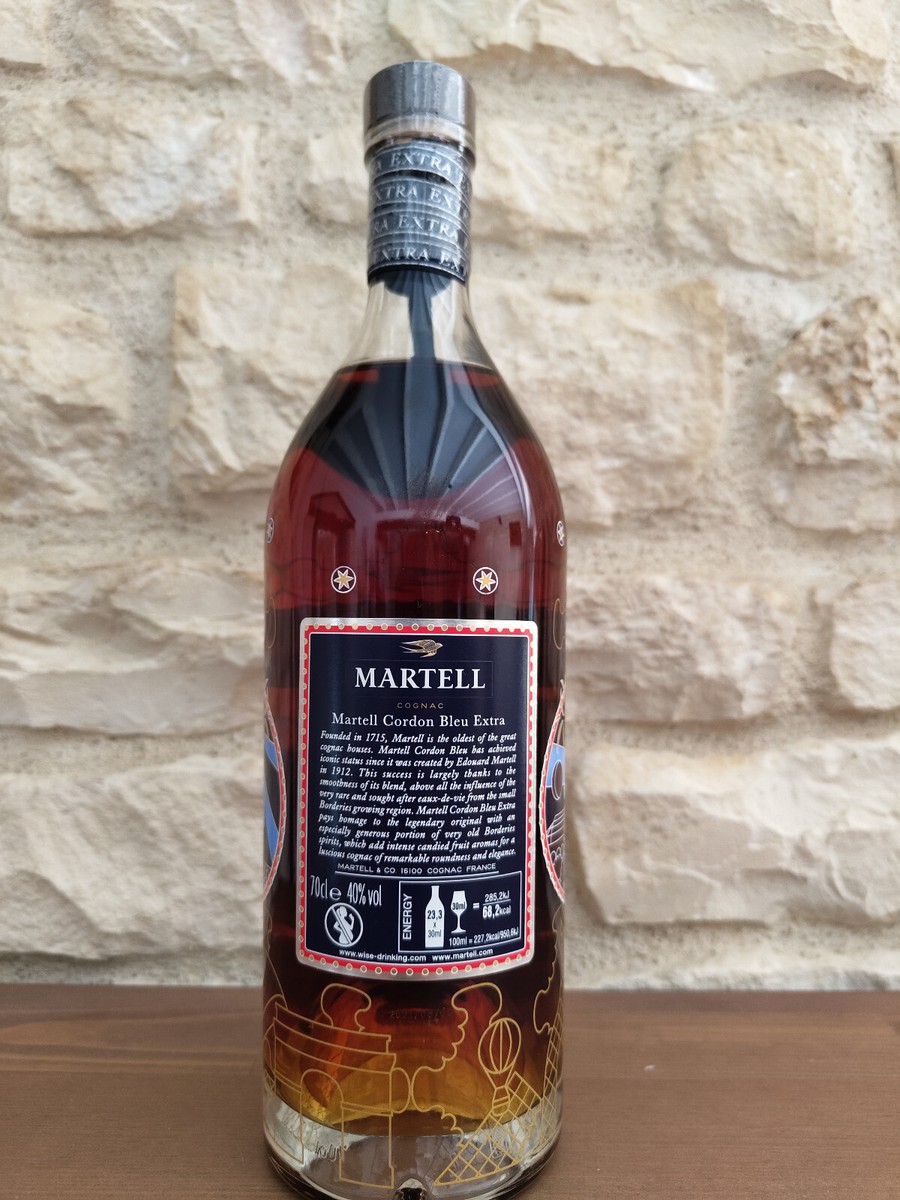 Martell Cognac Cordon Bleu Extra Limited Edition Paris 70cL 40