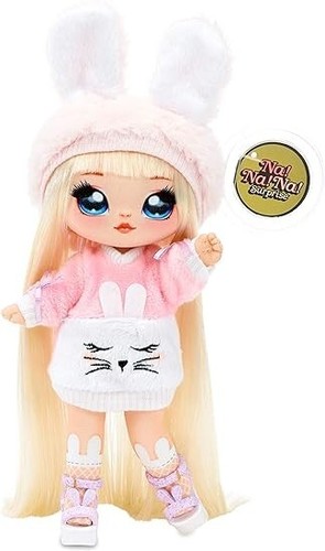 Na! Na! Na! Mochila Cama 3 en 1 Sorpresa Rosa Conejito Aubrey Corazón Muñeca Edición Limitada - Imagen 3 de 6