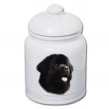 Newfoundland Ceramic Treat Jar