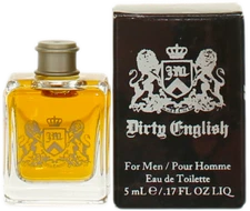Dirty English by Juicy Couture For Men EDT Cologne Splash 0.17oz New In Box
