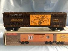 Lionel 1977 TCA Cattle Car Box Car 7812 w/box CLEAN