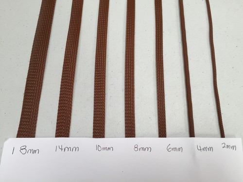 Brown Braided Sleeving Cable Harness Sheathing Expanding Sleeve in Many sizes! - Picture 2 of 3
