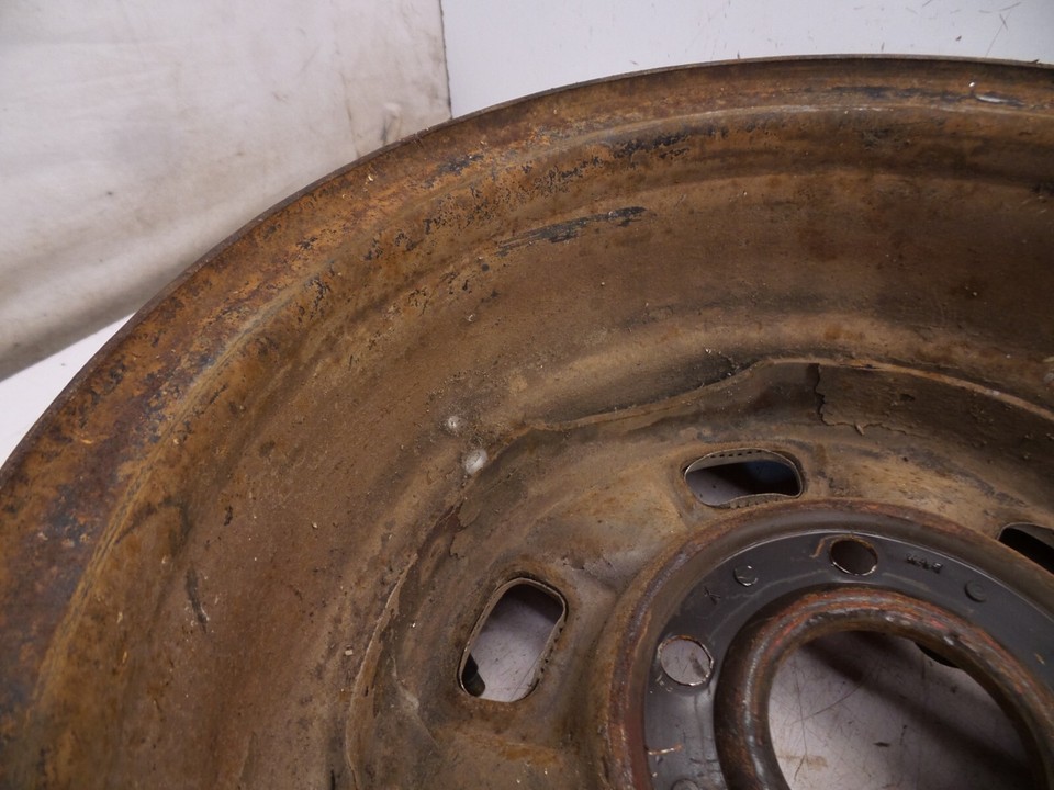 Camaro Chevrolet Chevy II Rally Wheels 14X7 JJ 6 Hole Steel Wheel Rim 4 ...