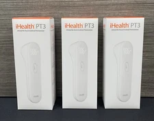 (X 3) iHealth No-Touch Forehead Thermometer Digital Infrared PT3 New