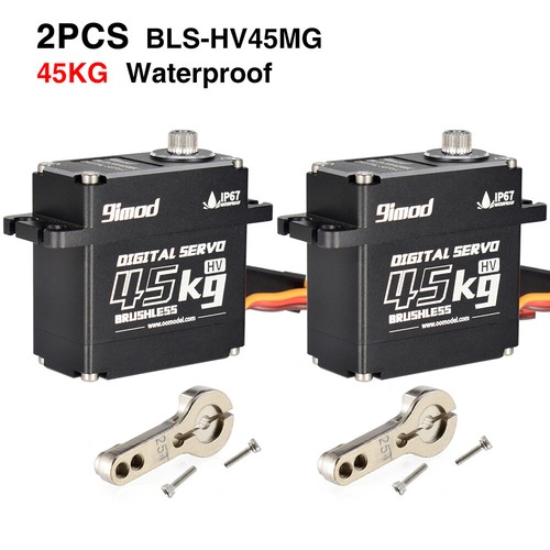Servo digital 9imod 45KG 35KG 25KG engranaje de metal sin escobillas para coche de radiocontrol barco - Imagen 7 de 18