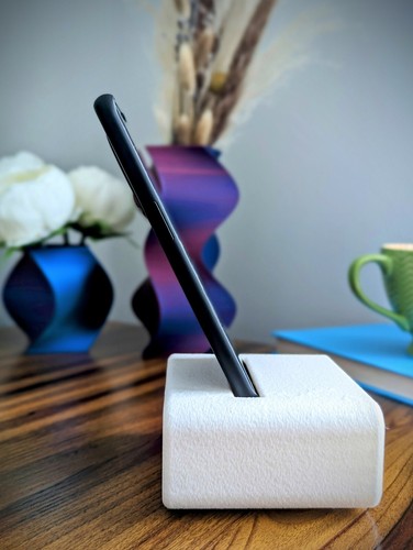 Smartphone Holder Sound Amplifier- Phone Stand With Passive Acoustic Speakers - Picture 7 of 9