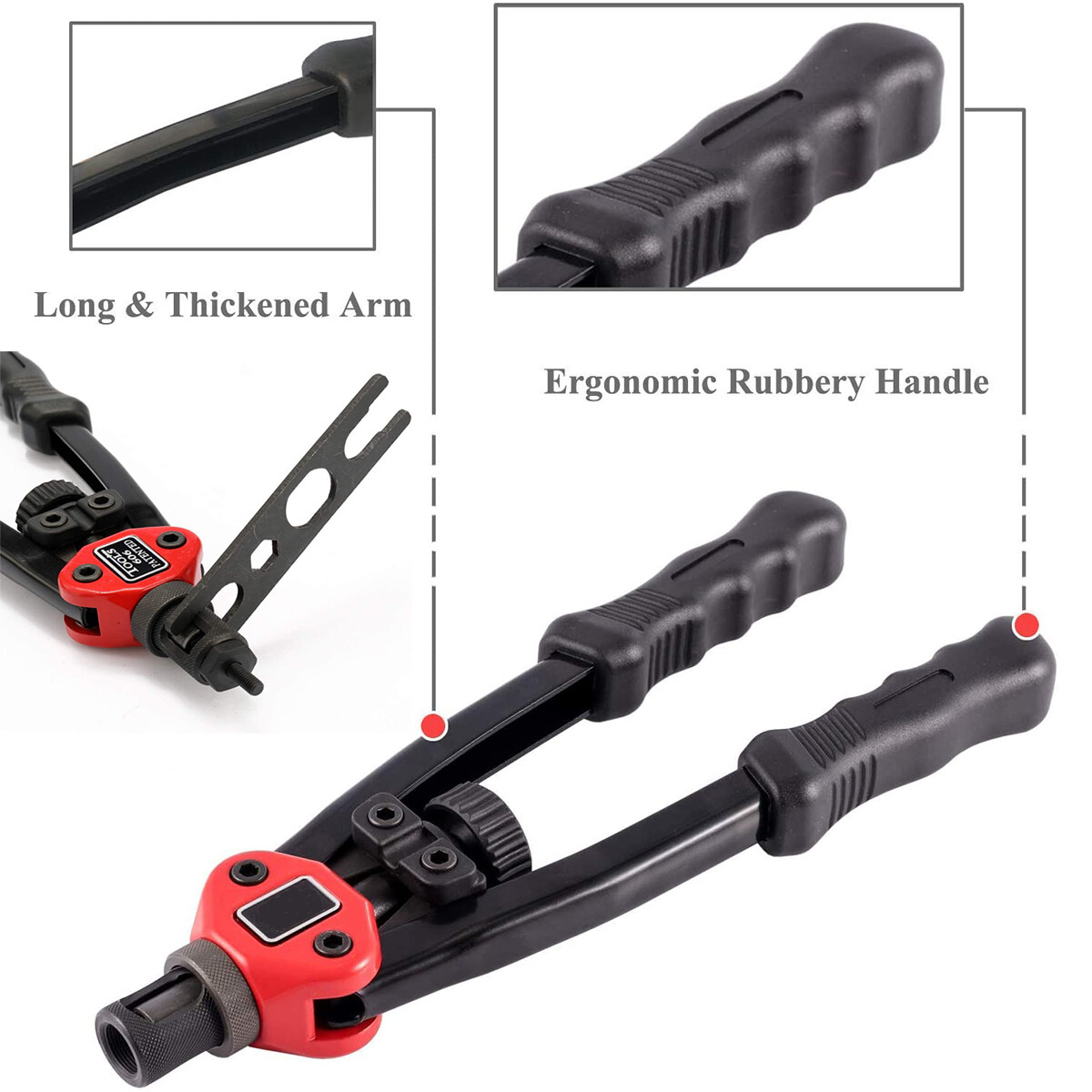 900 Rivet Gun Kit Rivnut Thread Setting Tool Nut Setter NutSert Metric Riveting