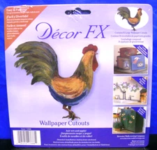 1 Rode Island Red Rooster Wallpaper Cutouts  Rocking Rooster Cutouts 16 Count