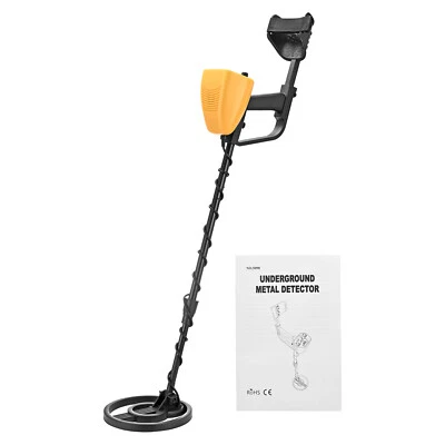 MARKENLOS Professioneller LCD Metalldetektor Gold Metal Detector Wasserdicht Tiefensonde
