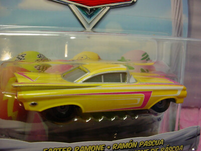 🐰 2024 Disney PIXAR Cars EASTER RAMONE🐇Yellow with pink/white