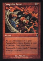 Acceptable Losses - Odyssey #172/350 Common Magic: The Gathering
