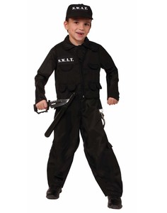 Swat Police Boys Child Police Task 