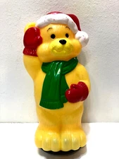 General Foam Plastics Waving Bear Blow Mold Pathway Light Topper or Cover 9" T