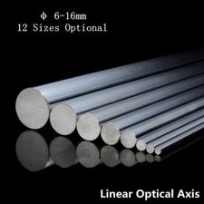 2PCS OD 6-16mm 300-1000mm Cylinder Optical Axis Linear Rail Linear Shaft Rod