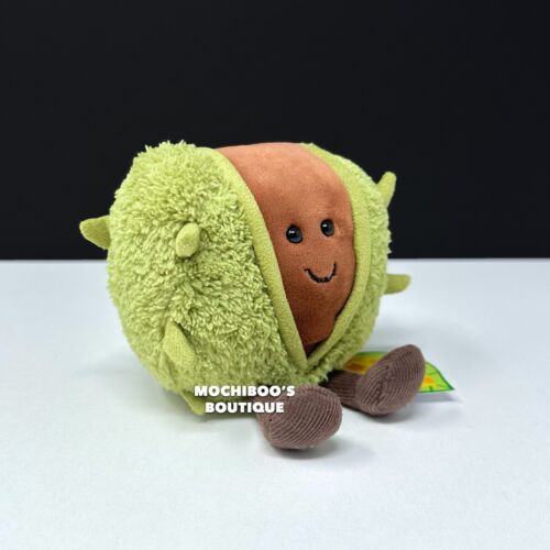 Jellycat AMUSEABLE CONKER Soft Plush Toy NWT Very Rare Classic Lovey LOVE CUTE! - Picture 2 of 3