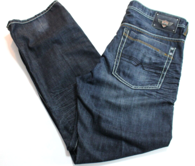 Buckle Buffalo Bitton Mens Travis Straight Jeans Blue 38x32