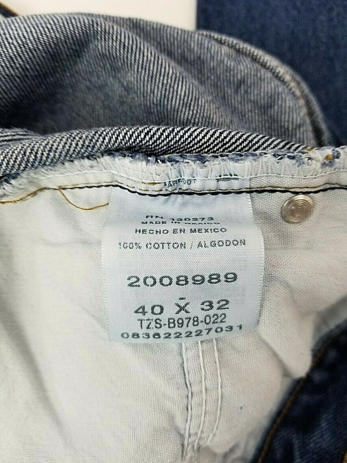 Lee Mens Jeans Size 40 x 32 Regular 