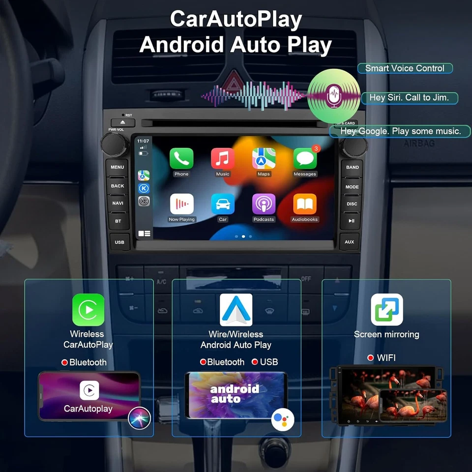 for GMC Yukon Buick Chevy Tahoe Auto Stereo Video GPS DVD Player Android14 4+64G Foto 3 de 4