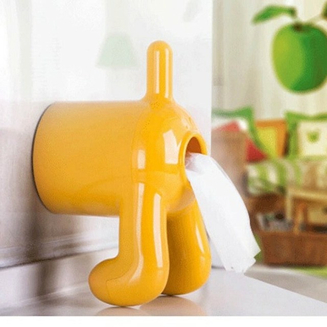 Blue Plastic Wall Mount Bathroom Toilet Paper Holder Water Proof Wall Mount Bathroom Toilet Paper Holder
