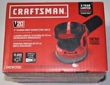 Brand New CRAFTSMAN V20 5" Random Orbit Sander (CMCW220B) - Tool Only