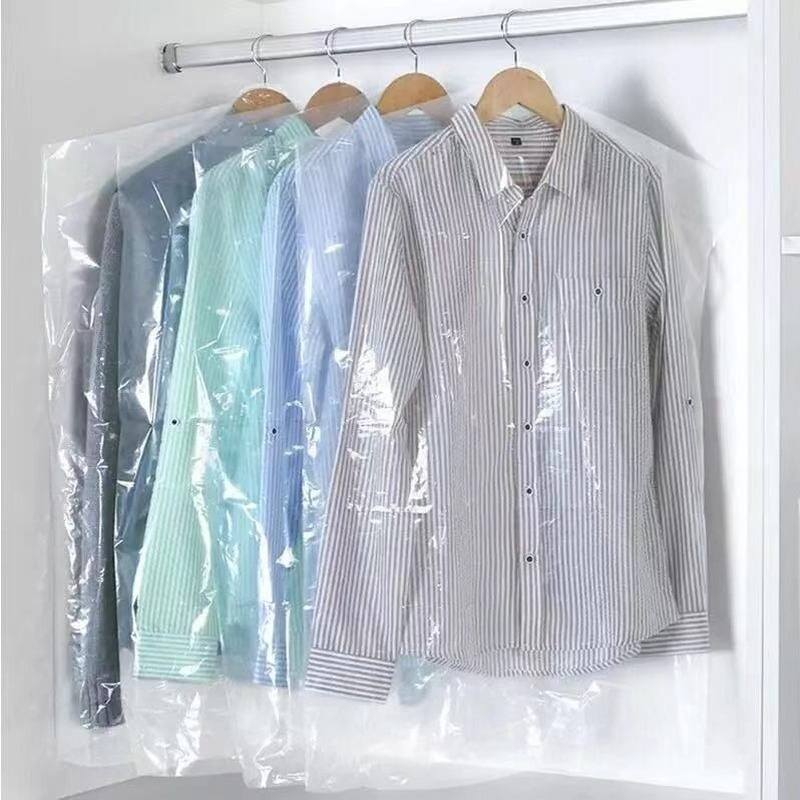 50x Polythene Garment Bags Protectors Covers Dry Cleaning Cleaner Bags