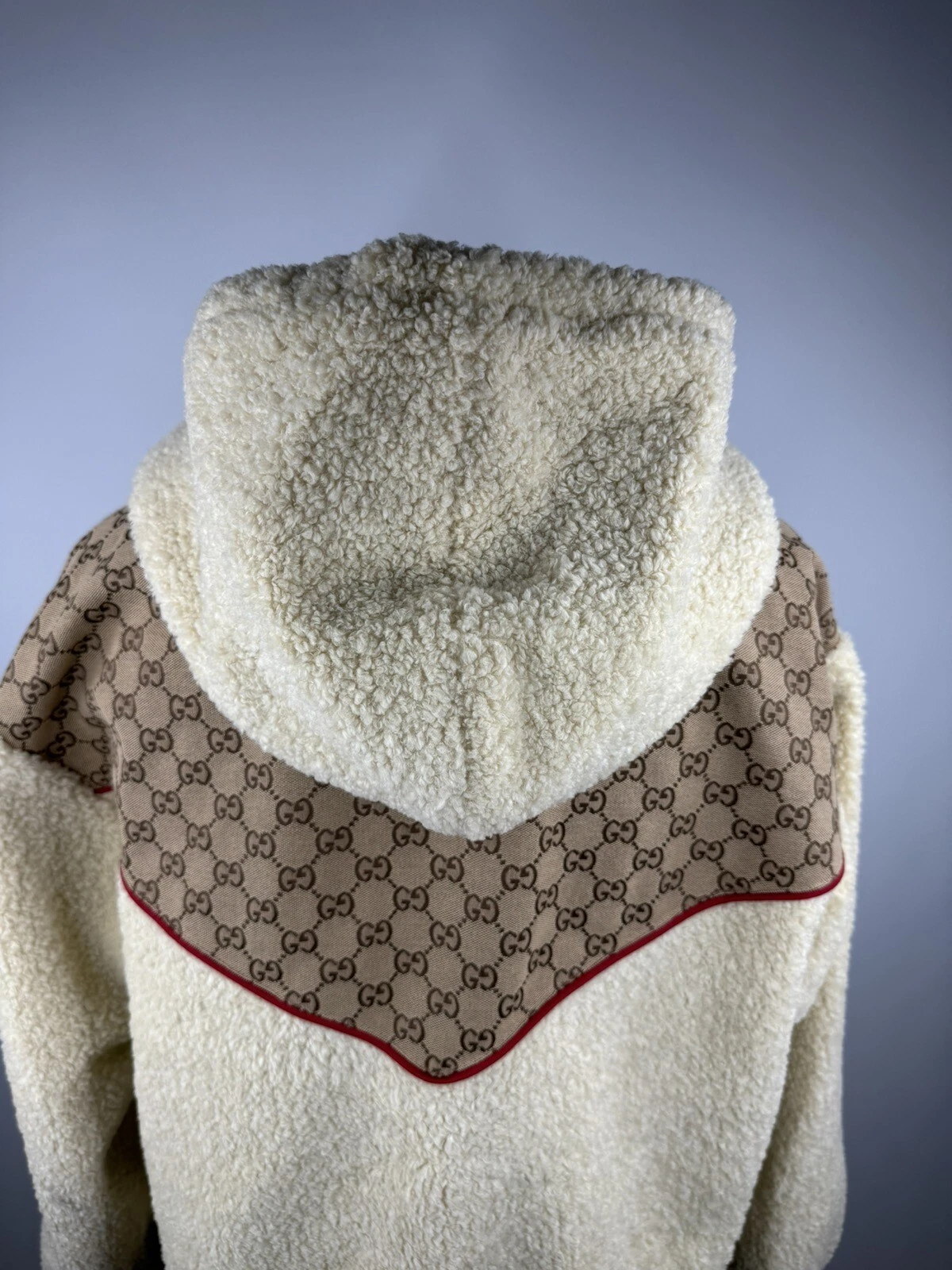 Gucci The Northface GG giacca jacket giacca con cappuccio giacca pile taglia L