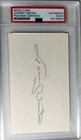 JOHNNY UNITAS AUTOGRAPH INDEX CARD PSA/DNA CERTIFIED MINT