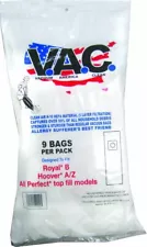 Vacuum America Clean Vac 7 Perfect P103, P104, P107, P108 / Royal Style B Uprigh