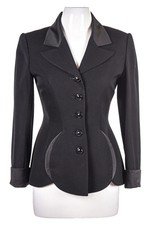 Emmanuelle Khanh Paris Emmett Women Coats & Jackets Blazers 38 Black Acetate