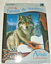 Wolf Night Watch Painting By Number James Meger Paint Artists Collection 9 X 12