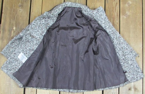 Vintage 1950s Philadelphia Girl Wool Tweed Fleck Winter Outfit Coat Jacket Pants - Picture 7 of 13