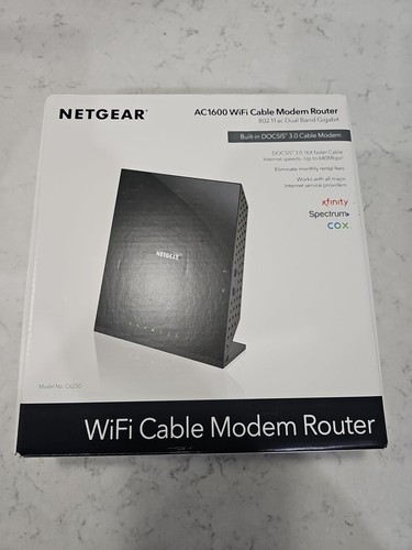 NETGEAR C6250-1AZNAS WiFi Cable AC1600 Modem Router - Picture 2 of 4