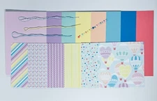 Stampin' Up! Card kit: LIGHTER THAN AIR hot air balloons; pastel colors, SU 2024