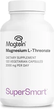 Supersmart Magnesium L-Threonate 2000Mg (Patented Magtein) Brain Supplement