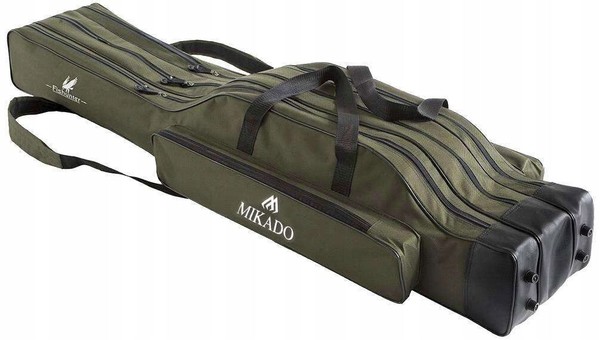 Angeltasche Rutentasche Rutenfutteral Angelrutentasche Tragbar 3 FäChern 160 Cm-image