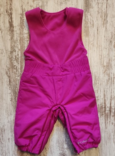Columbia Lätzchen Schneehose Baby Mädchen Gr. 6-12 Monate rosa