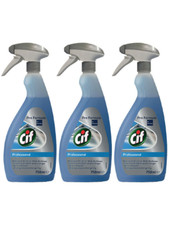 Cif Professional Window & Multi Surface Cleaner Spray 750ml  x 3