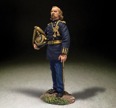 BRITAINS THE OLD WEST 32004 U.S. LT. COLONEL GEORGE CUSTER 7TH CAVALRY 1876