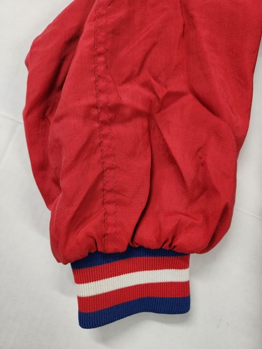 Vintage 90's Starter Jacket MLB Texas Rangers Size Large Diamond Collection - Picture 5 of 12