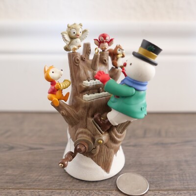 2011 Hallmark Keepsake Ornament Hickory Tree Harmony Magic Light Sound Motion