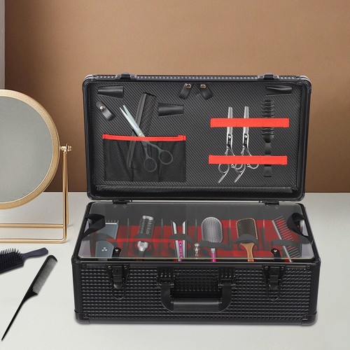 Profi Friseurkoffer, Friseur Make-up Zubehör Koffer, Friseur Werkzeug Organizer Cas