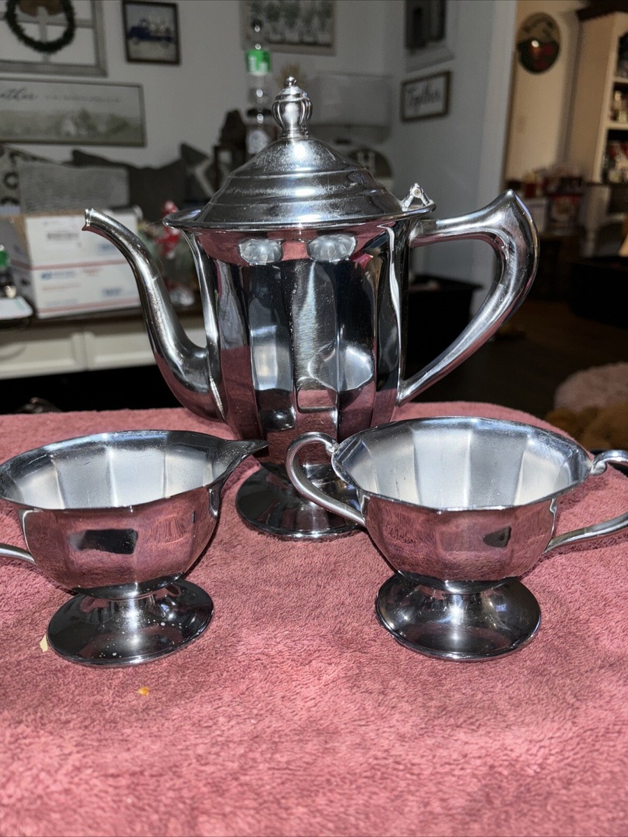 Vintage Continental EPNS Ultra Plate 3624 Silver Plated Tea Set